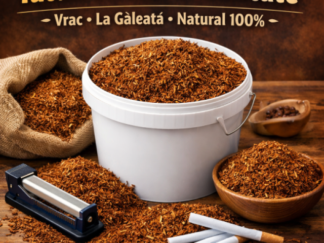 Tutun firicel natural – Tutun vrac / Tutun la găleată – Calitate superioară